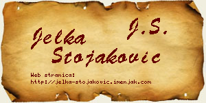 Jelka Stojaković vizit kartica